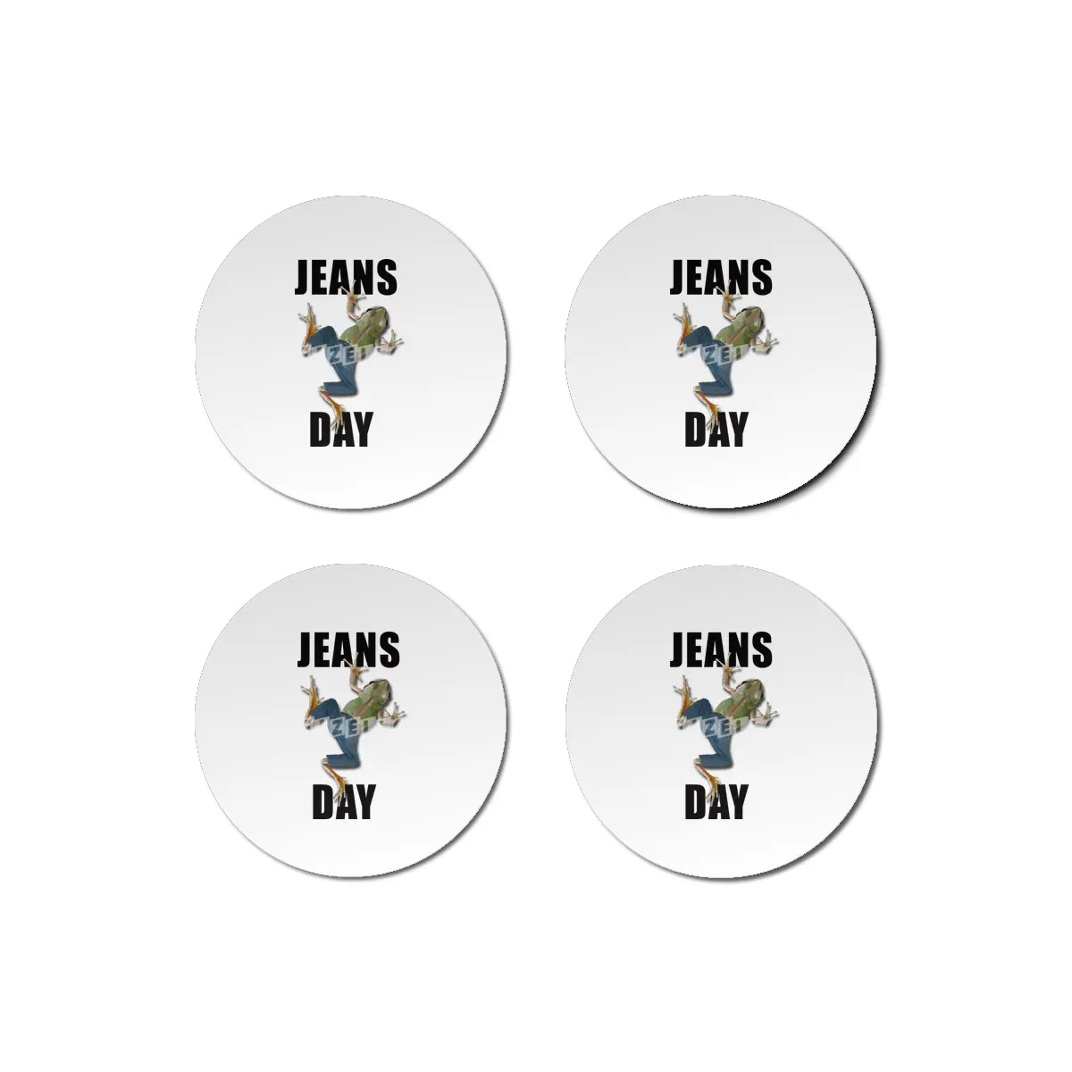 JEANS DAY (frog) Bardak Altlığı