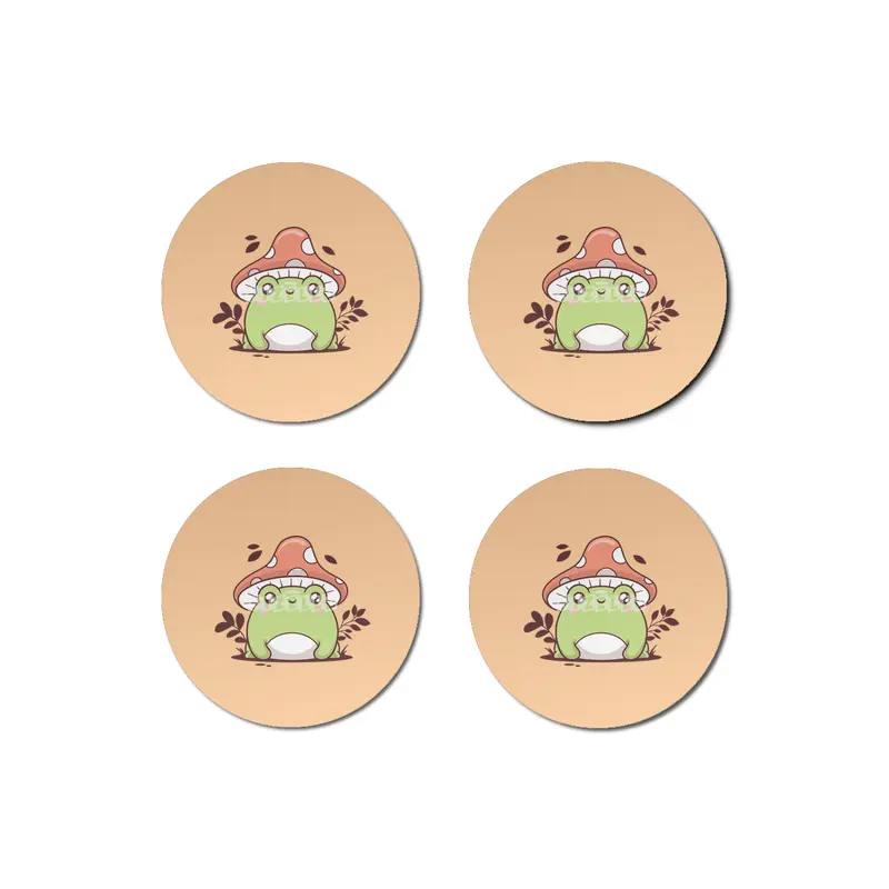 Cute Frog Bardak Altlığı
