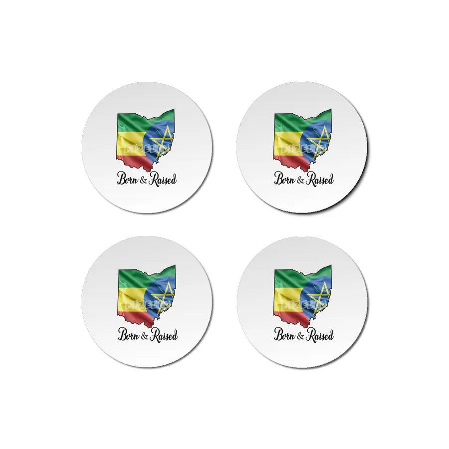 Born in Ethiopia Raised in Ohio Bardak Altlığı