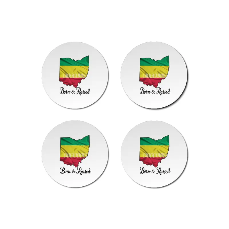 Born in Ethiopian Raised in Ohio - Without Star Bardak Altlığı
