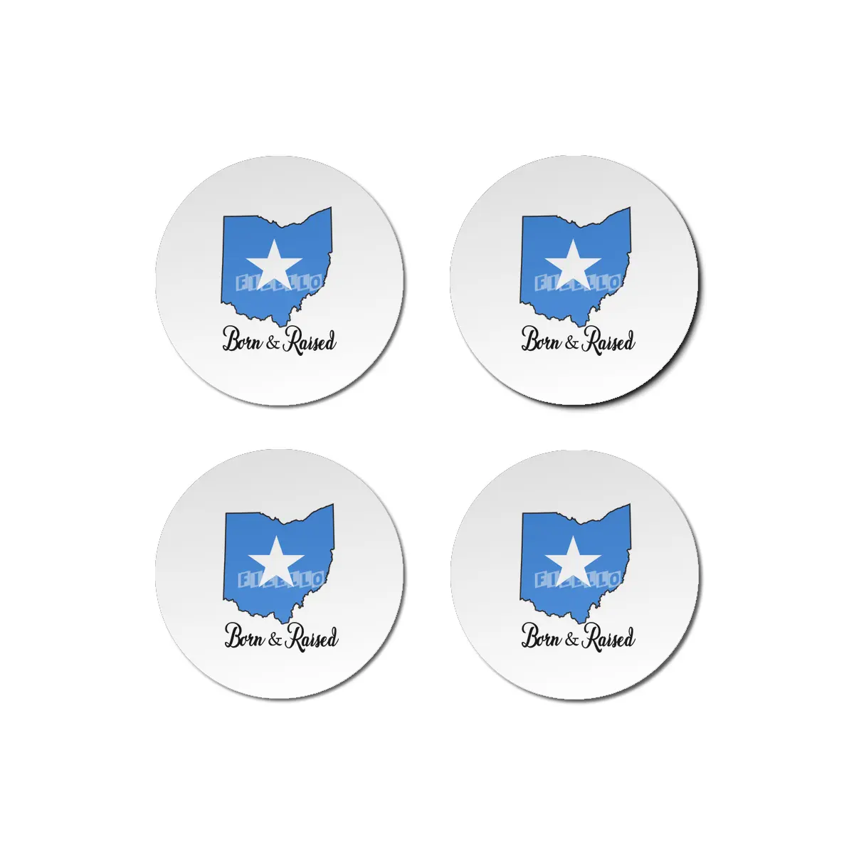 Born in Somalia Raised in Ohio Bardak Altlığı