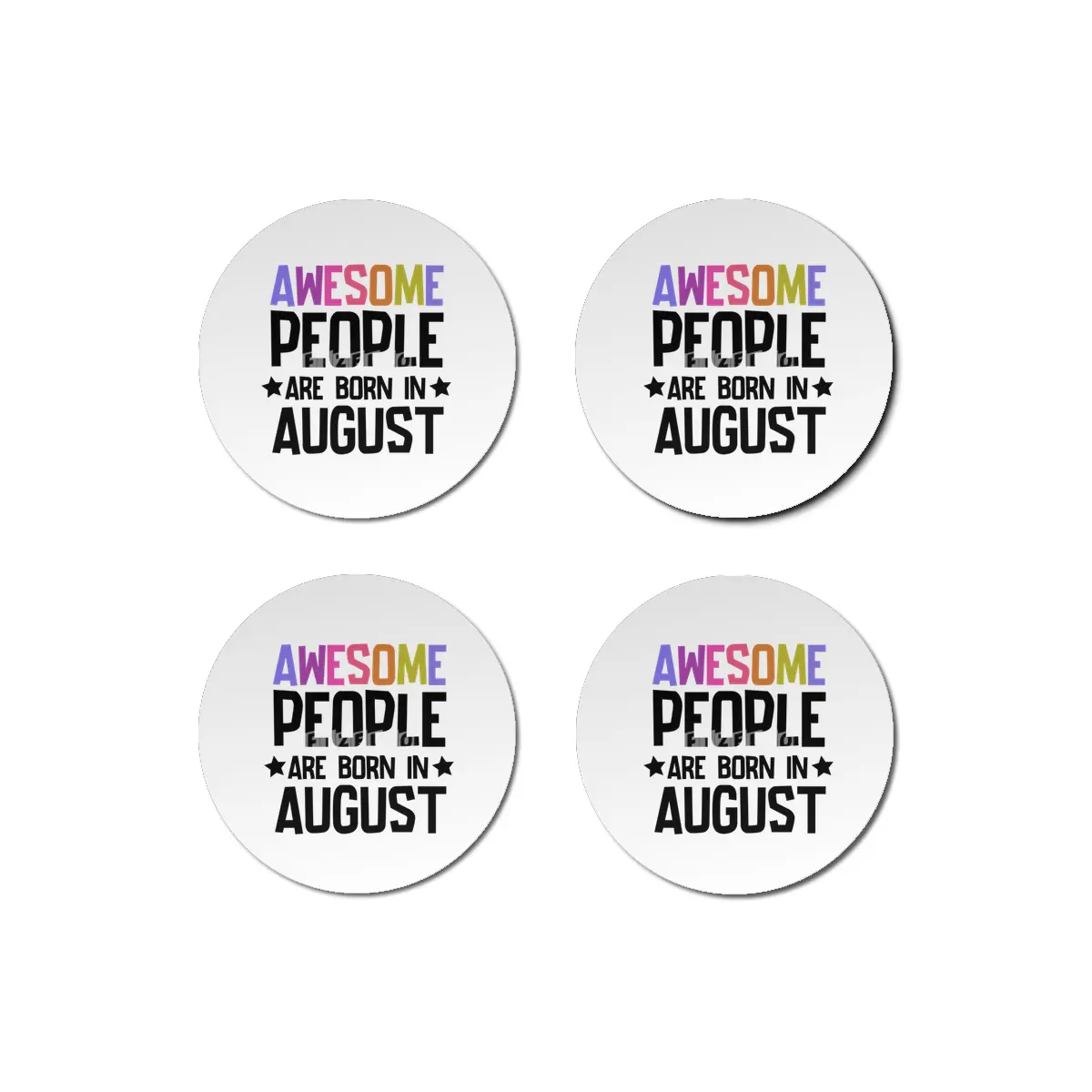 August birthday quotes - Awesome People Are Born in August Bardak Altlığı