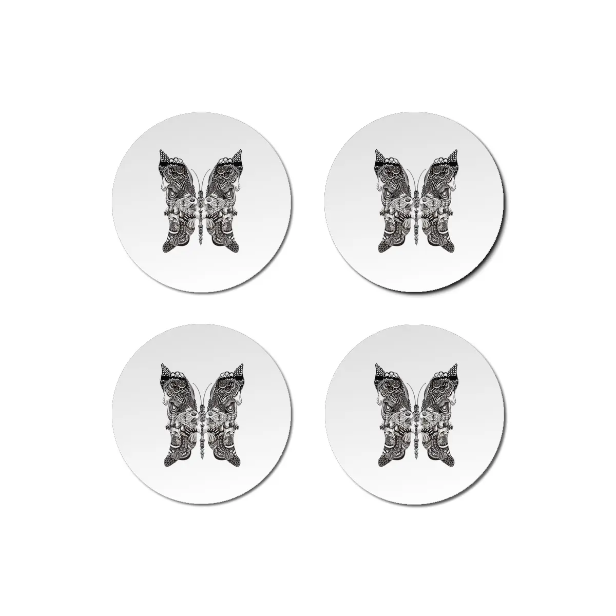 Butterfly Bardak Altlığı
