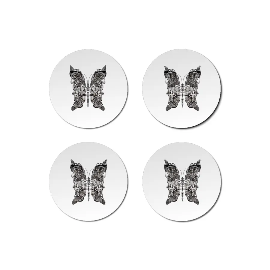 Butterfly Bardak Altlığı