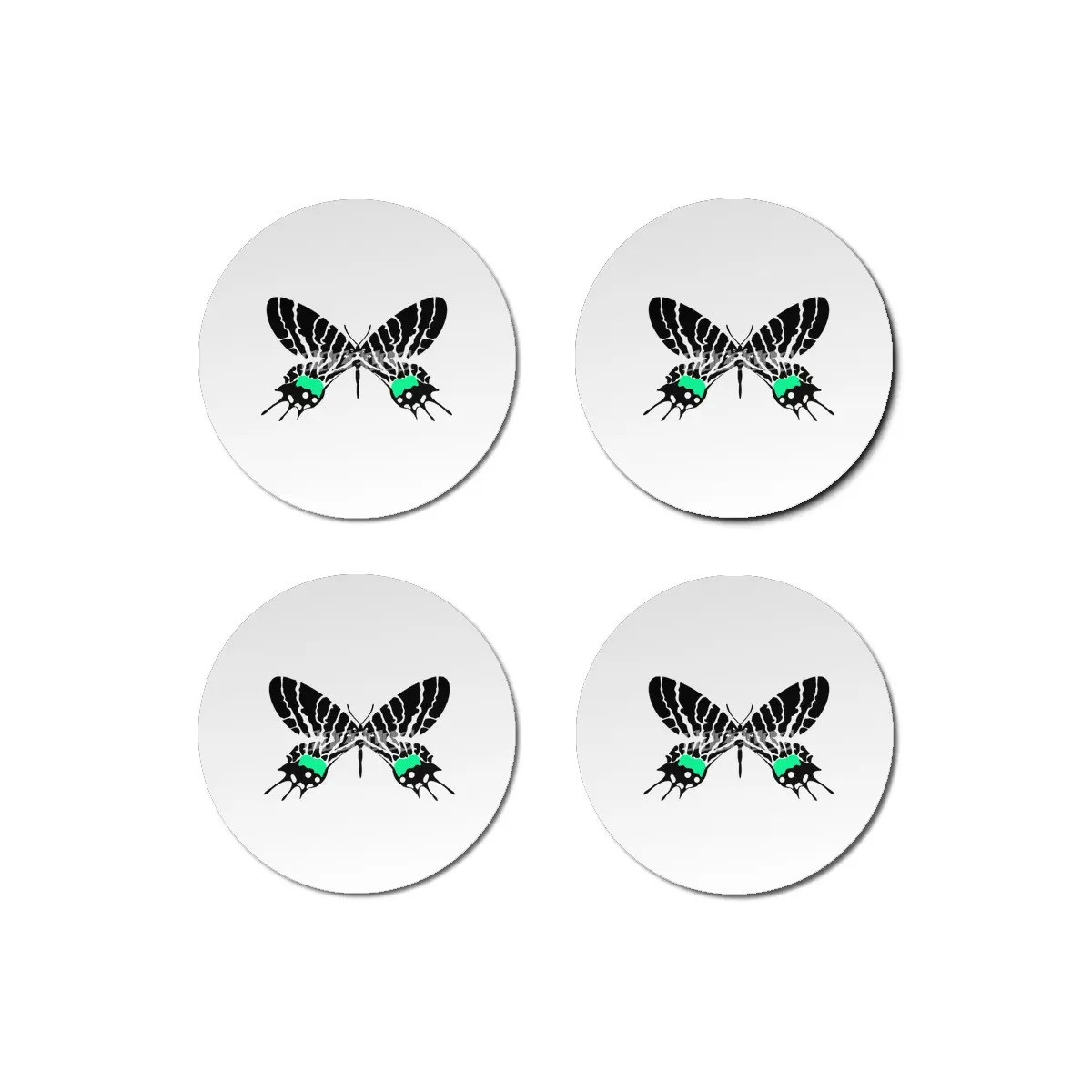 minty butterfly Bardak Altlığı