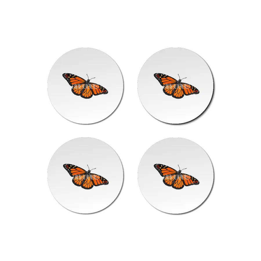 Monarch Butterfly Bardak Altlığı