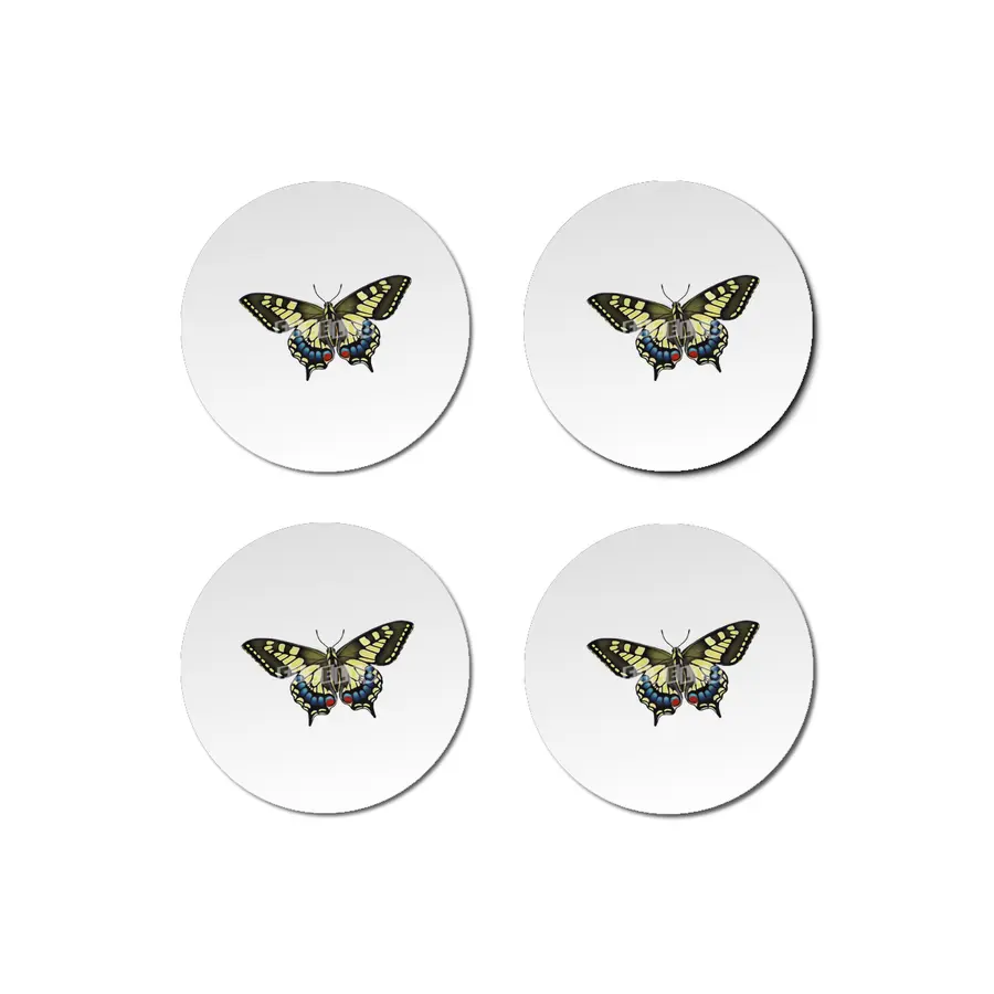 Tiger Swallowtail Butterfly Bardak Altlığı