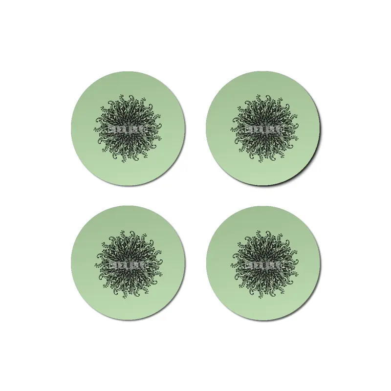 Decorative Mandala Graphic Print Design GC-005 Bardak Altlığı