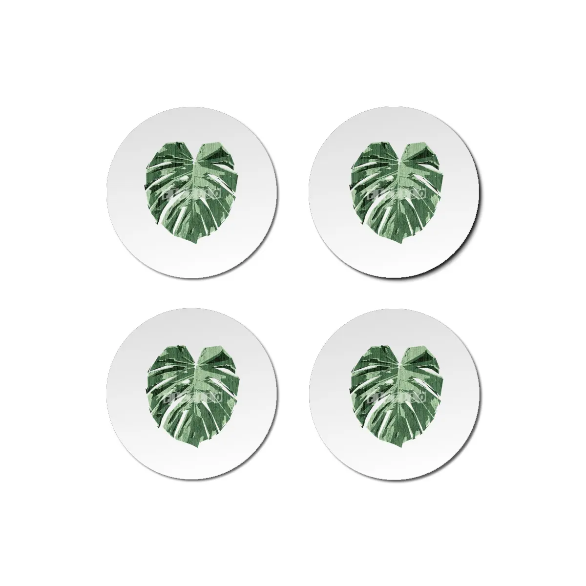 Monstera Love Bardak Altlığı