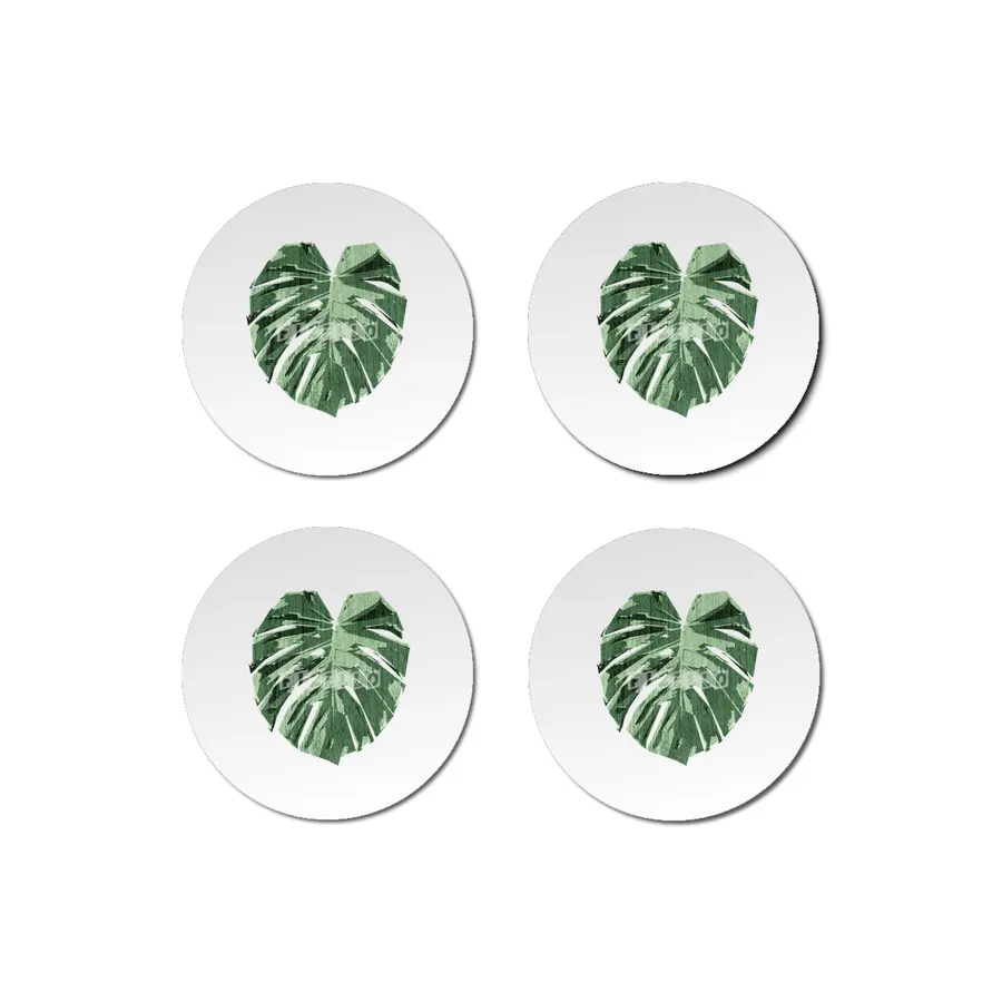 Monstera Love Bardak Altlığı