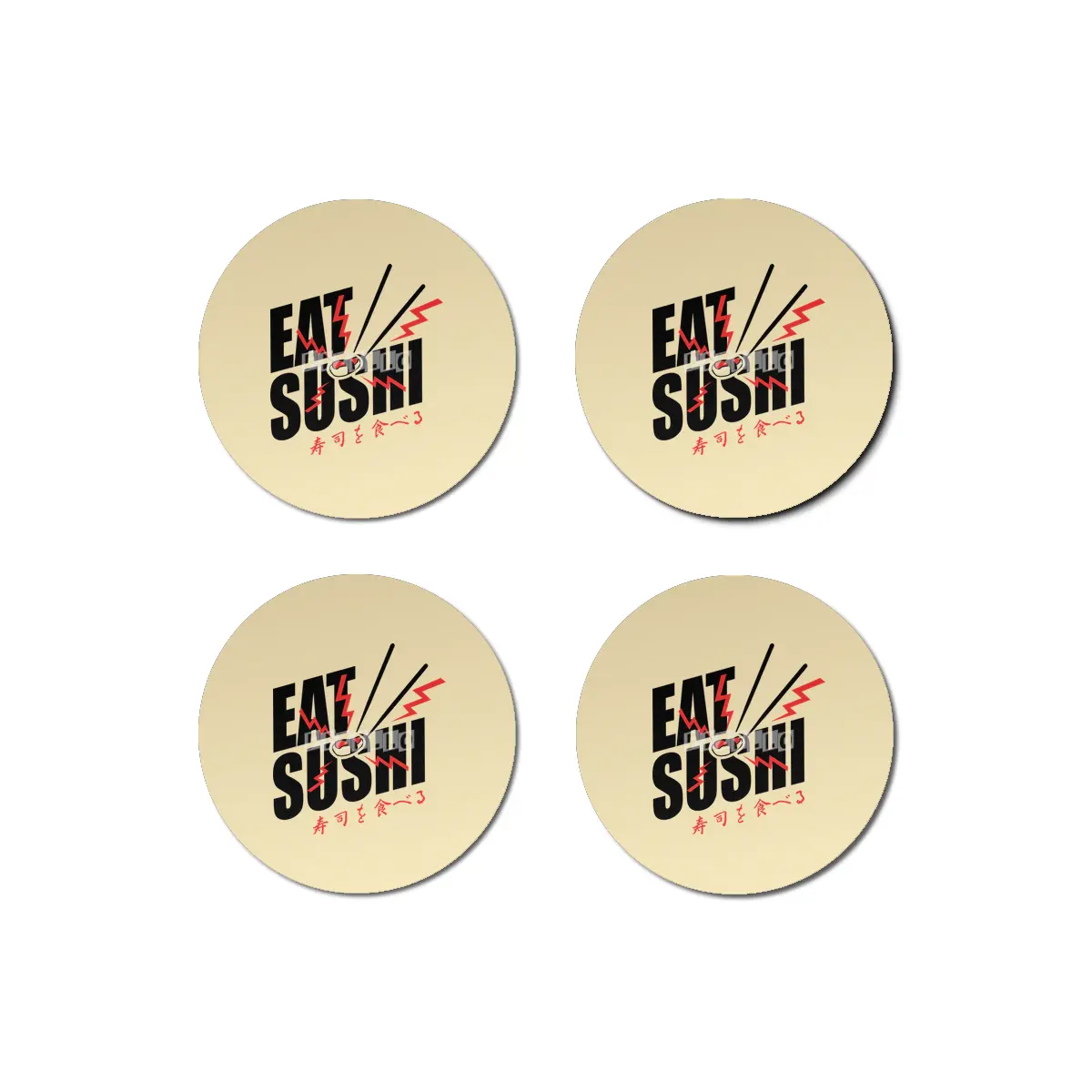 Eat sushi Bardak Altlığı