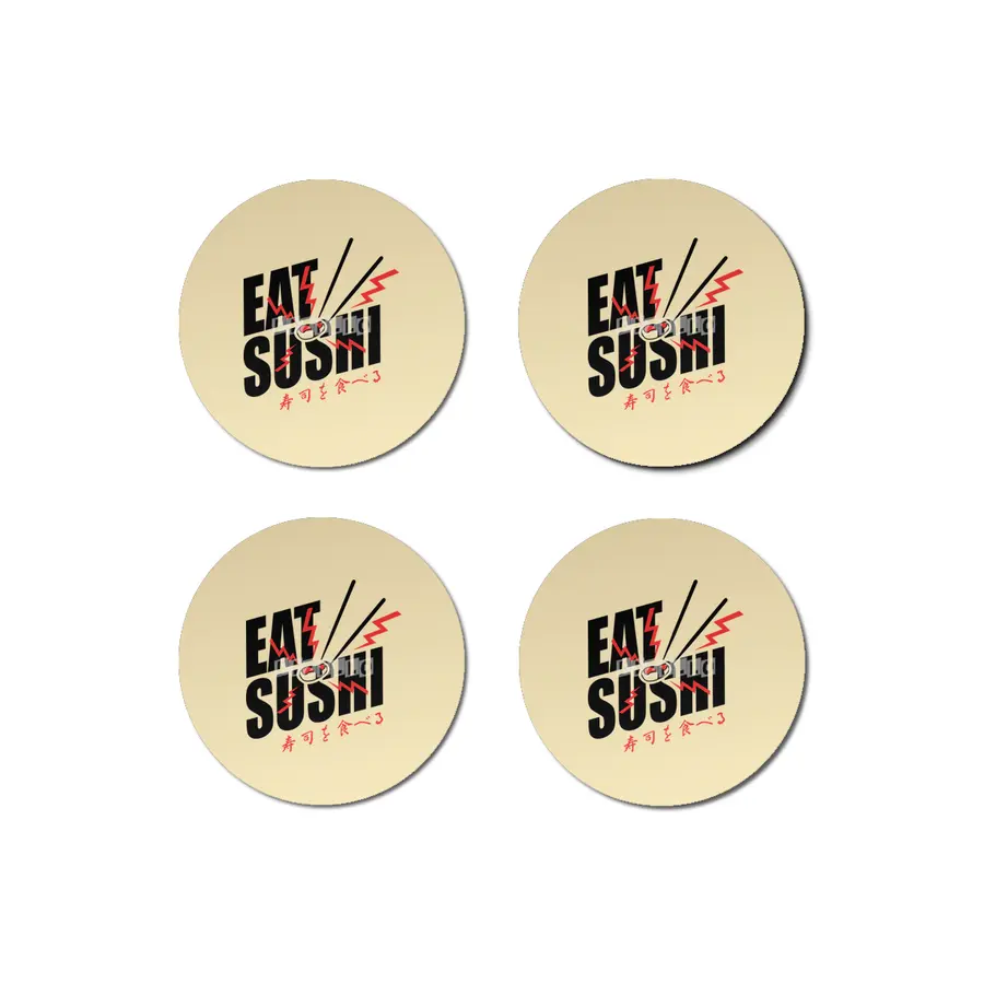 Eat sushi Bardak Altlığı
