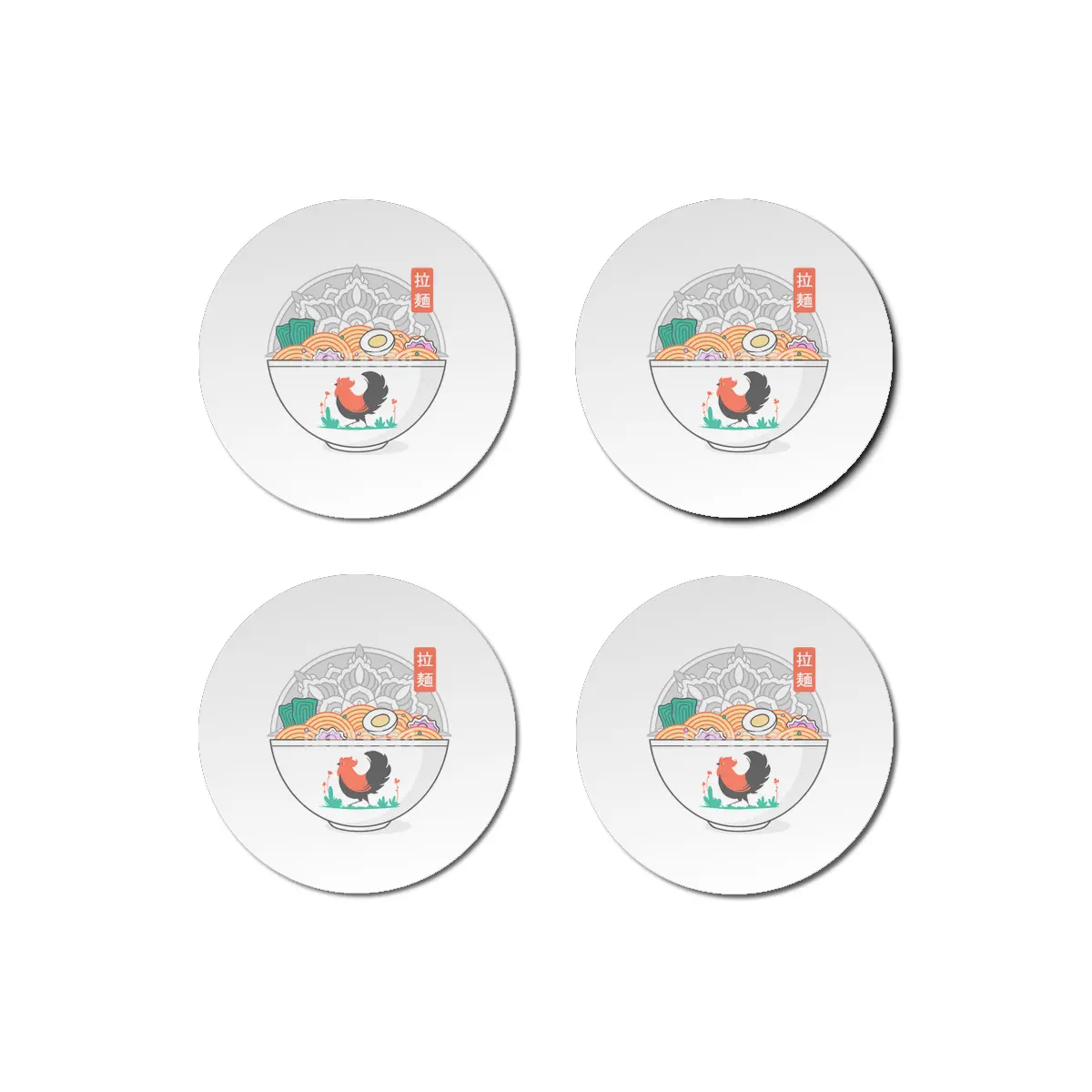 Sacred Ramen Bardak Altlığı