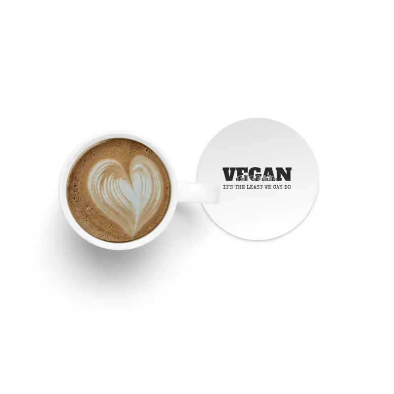 VEGAN IT'S THE LEAST WE CAN DO Bardak Altlığı