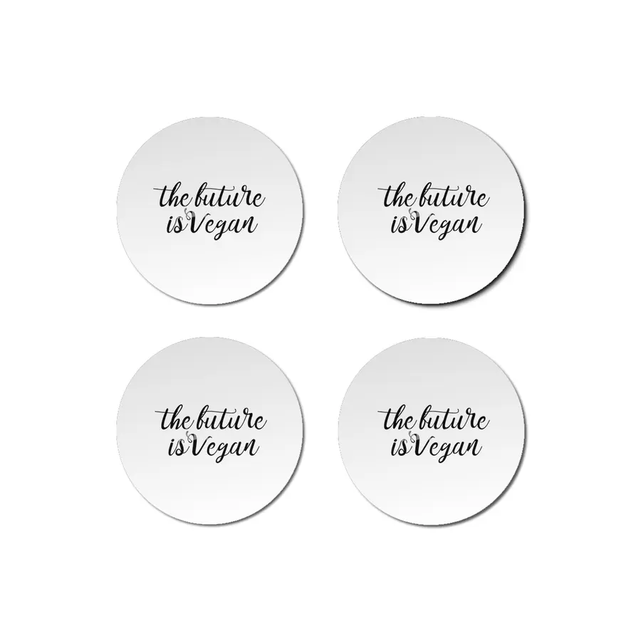The Future Is Vegan Bardak Altlığı