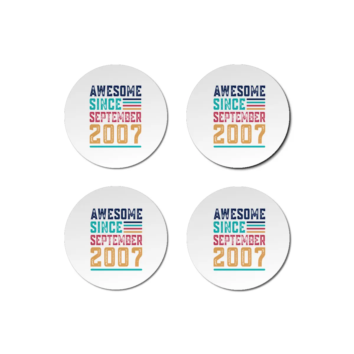 Awesome Since September 2007 Bardak Altlığı