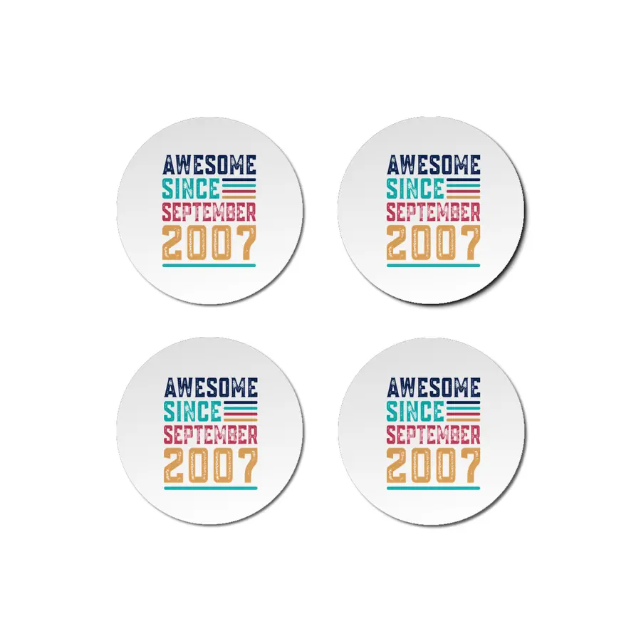 Awesome Since September 2007 Bardak Altlığı