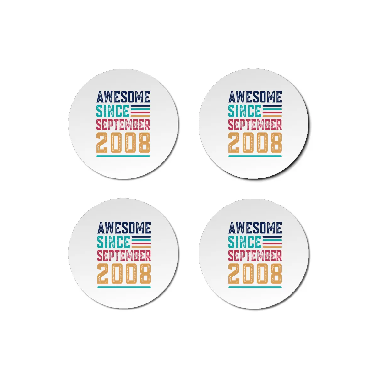 Awesome Since September 2008 Bardak Altlığı