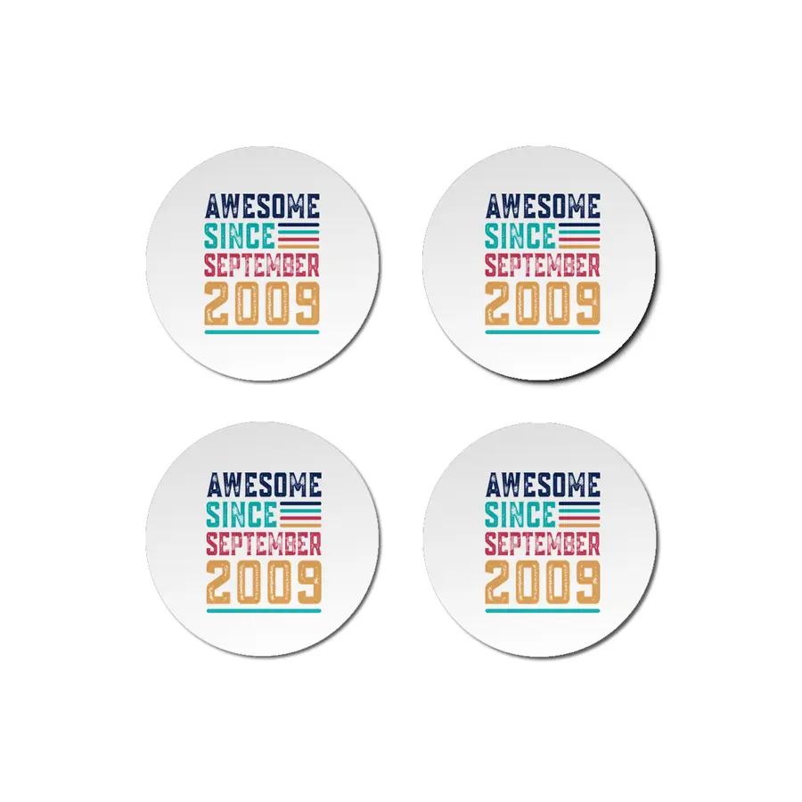 Awesome Since September 2009 Bardak Altlığı