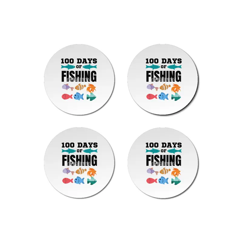 100 Days Of Fishing Bardak Altlığı