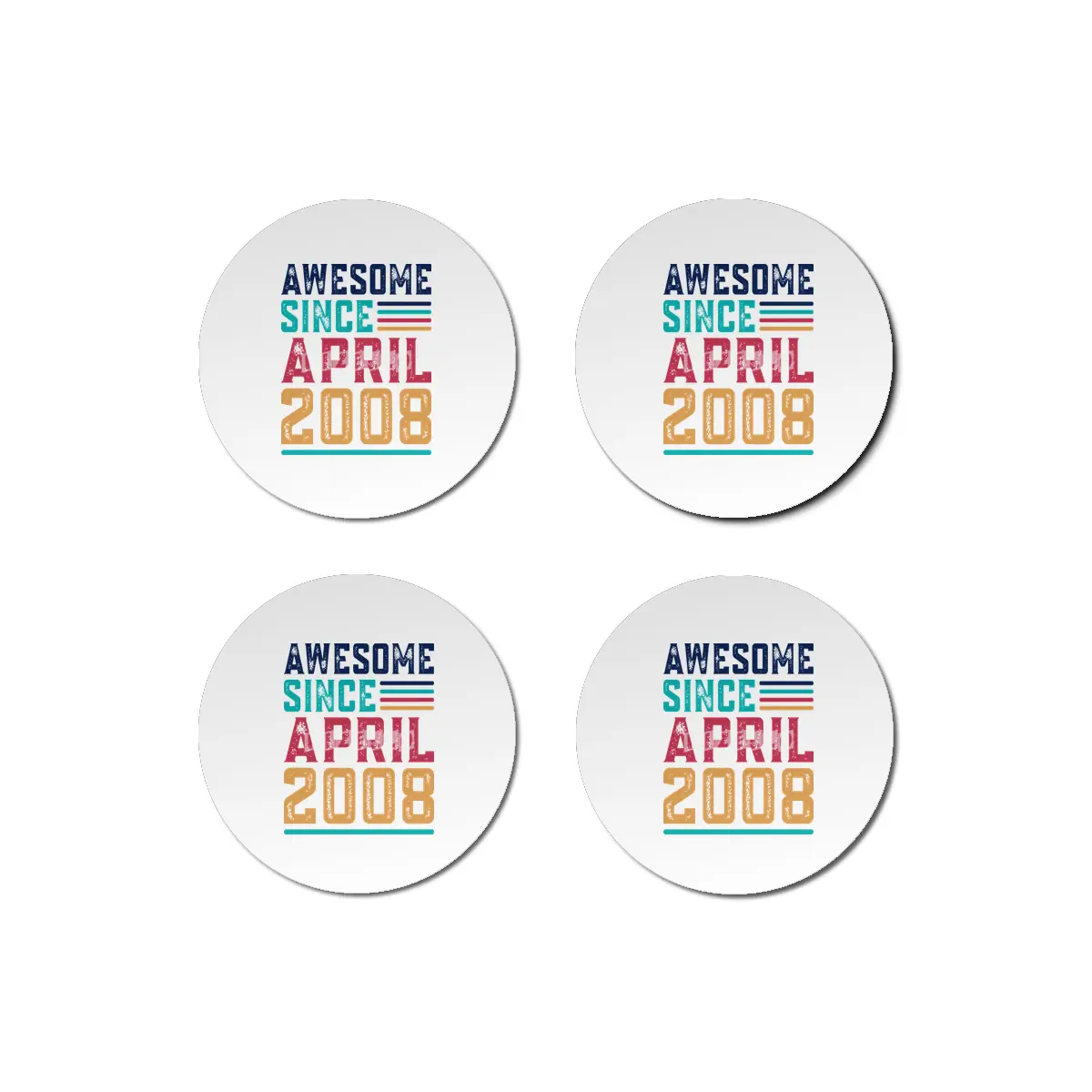 Awesome Since April 2008 Bardak Altlığı