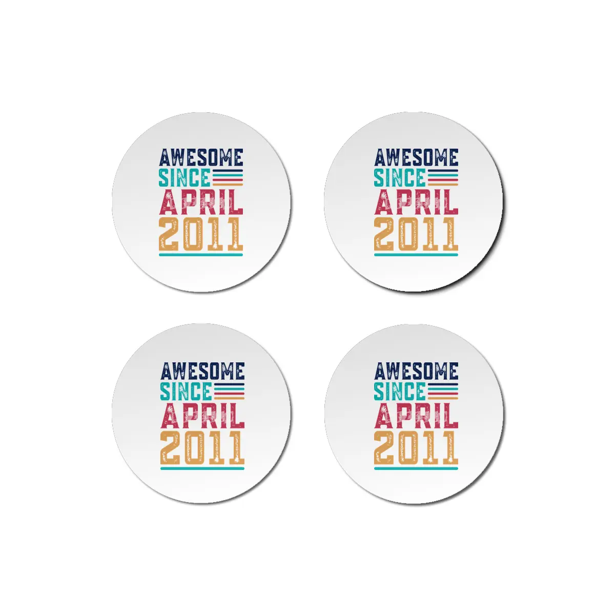 Awesome Since April 2011 Bardak Altlığı