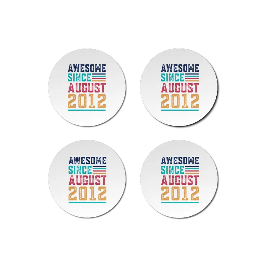 Awesome Since August 2012 Bardak Altlığı