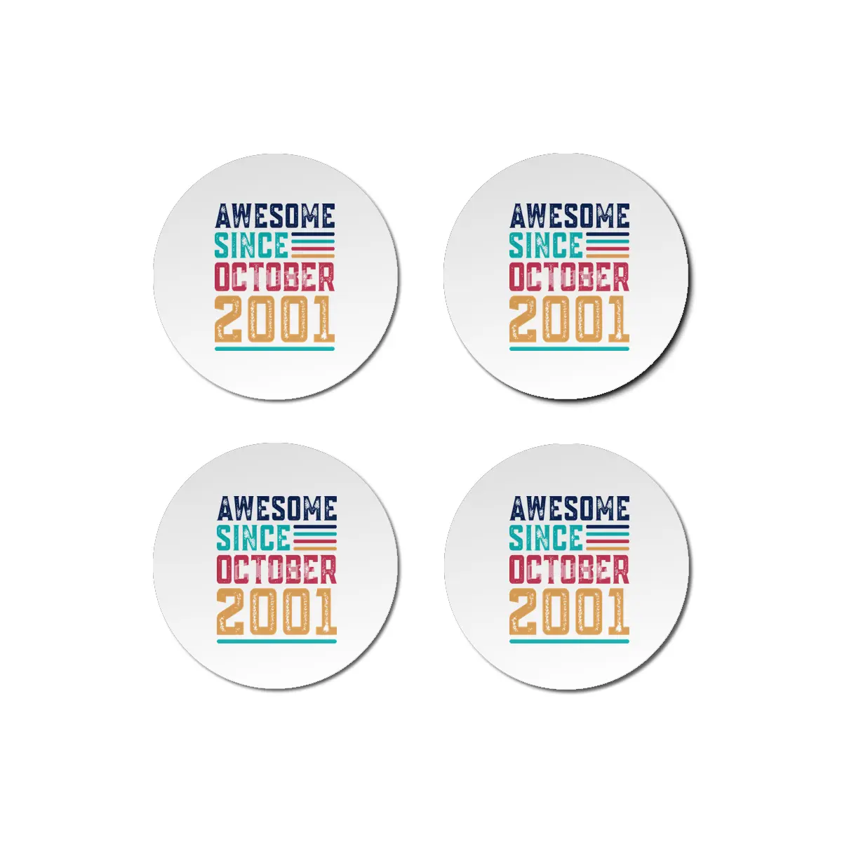 Awesome Since October 2001 Bardak Altlığı