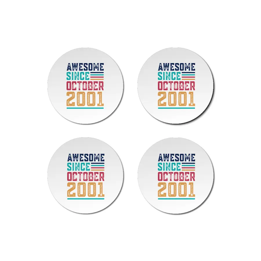 Awesome Since October 2001 Bardak Altlığı