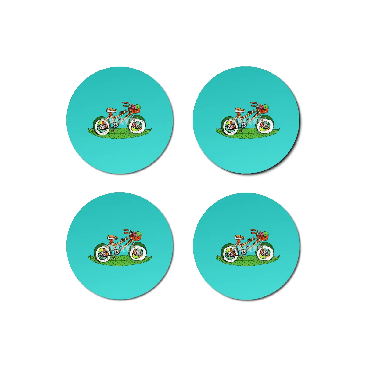 Sushi Roller Bardak Altlığı