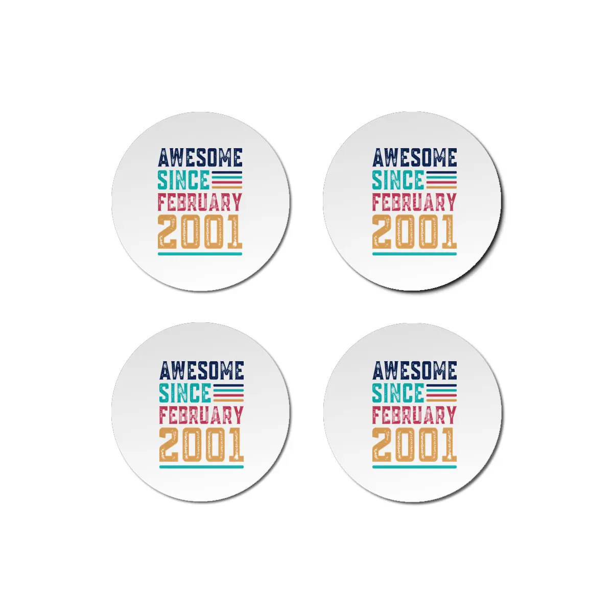 Awesome Since February 2001 Bardak Altlığı