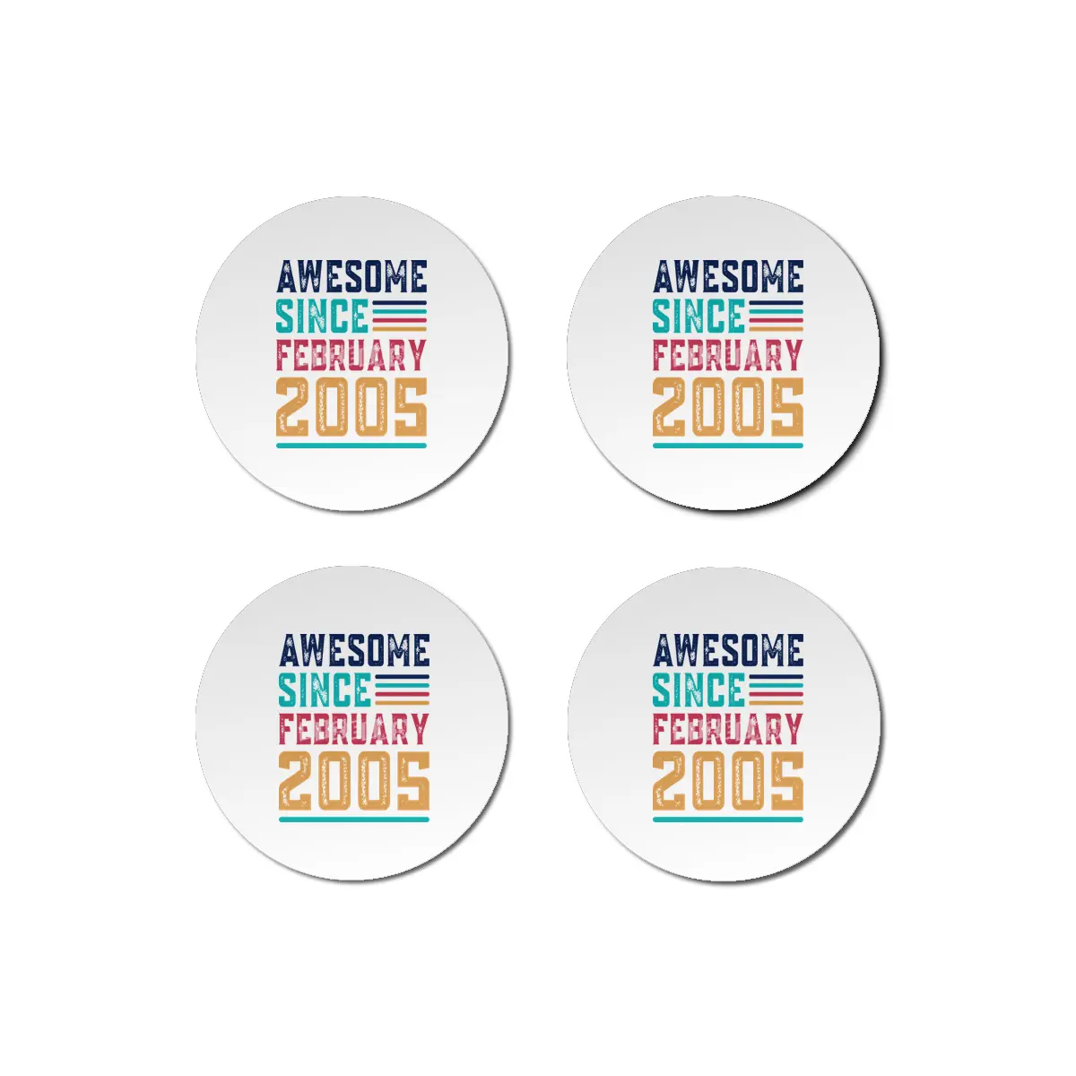 Awesome Since February 2005 Bardak Altlığı
