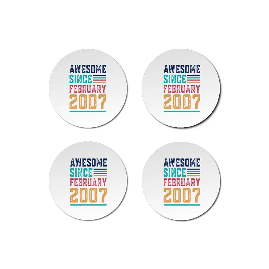 Awesome Since February 2007 Bardak Altlığı