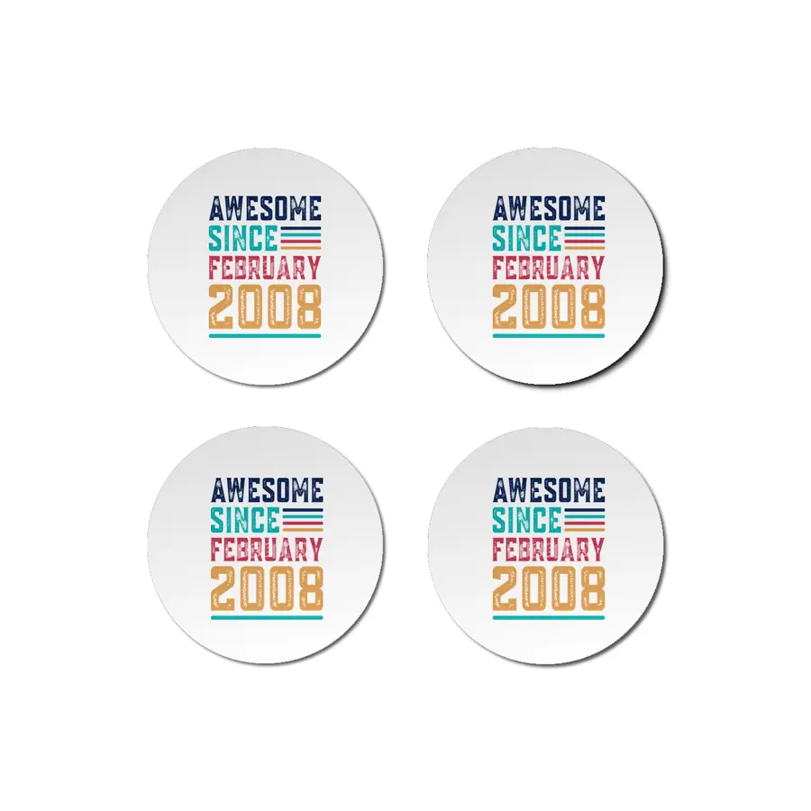 Awesome Since February 2008 Bardak Altlığı