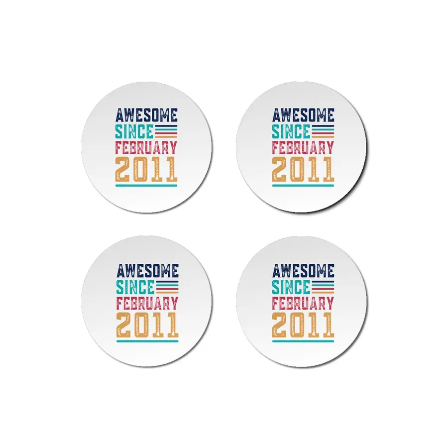 Awesome Since February 2011 Bardak Altlığı