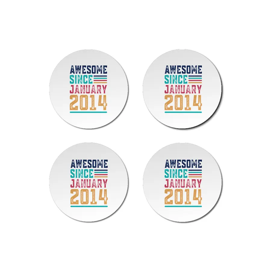 Awesome Since January 2014 Bardak Altlığı