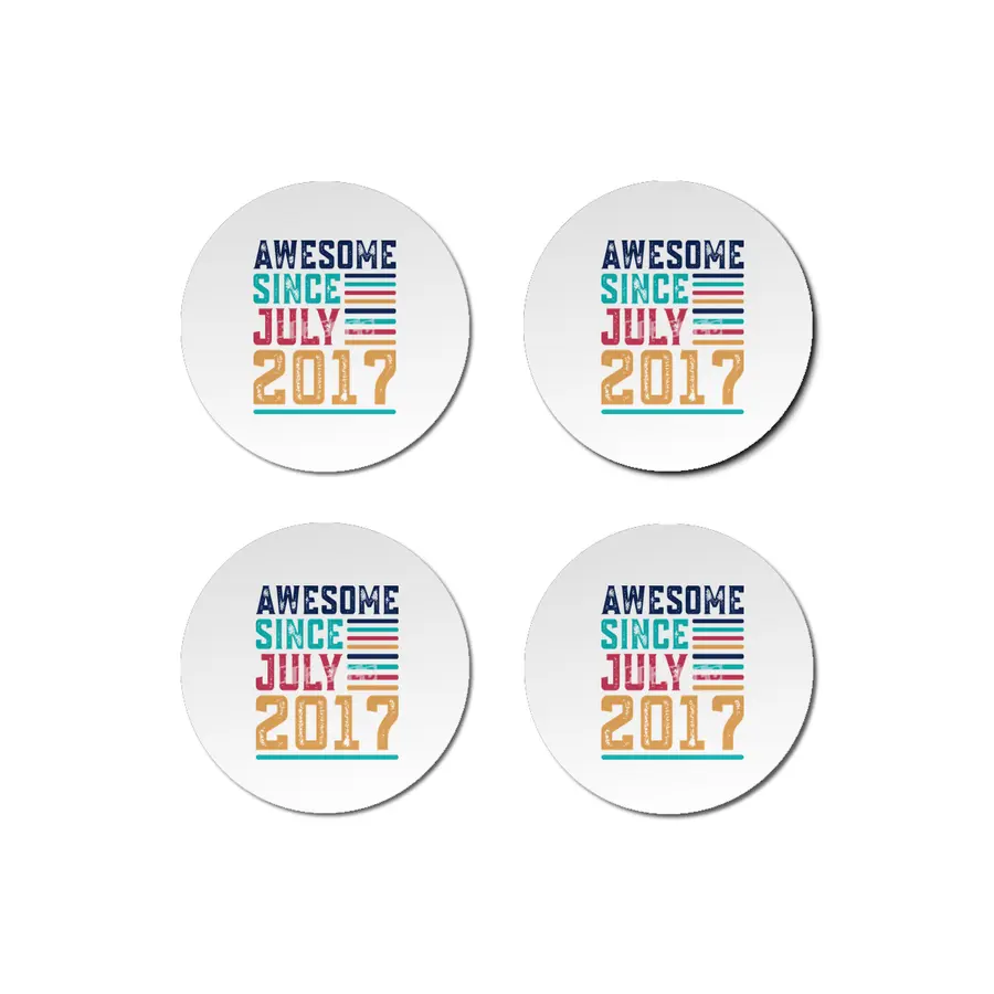 Awesome Since July 2017 Bardak Altlığı