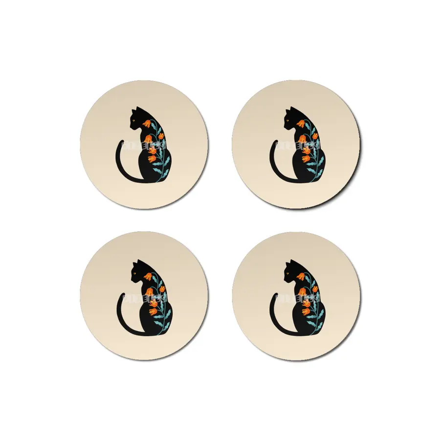 CAT FLORAL Bardak Altlığı