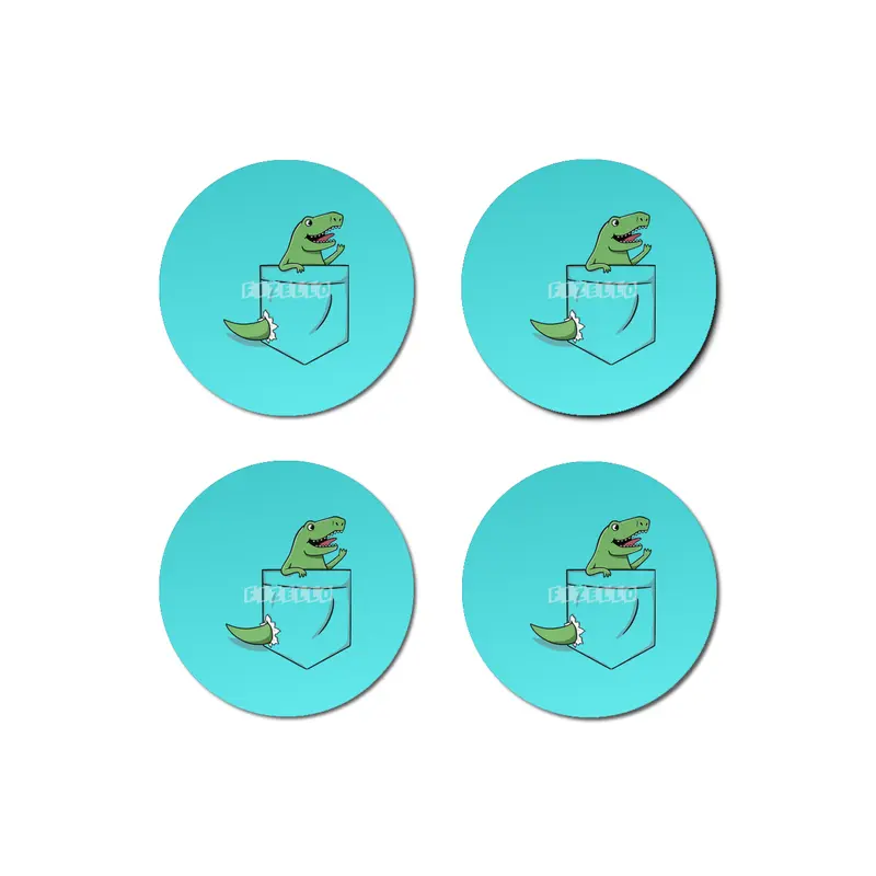 Dinosaur Pocket Bardak Altlığı