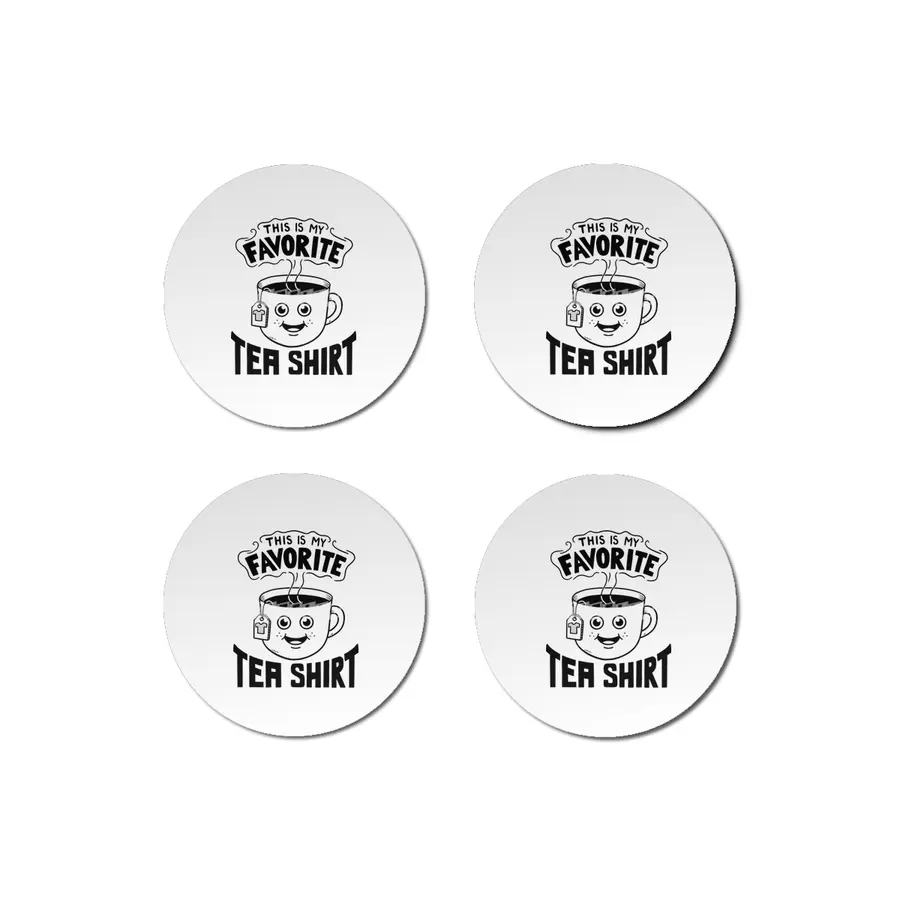 Favorite tea shirt Bardak Altlığı