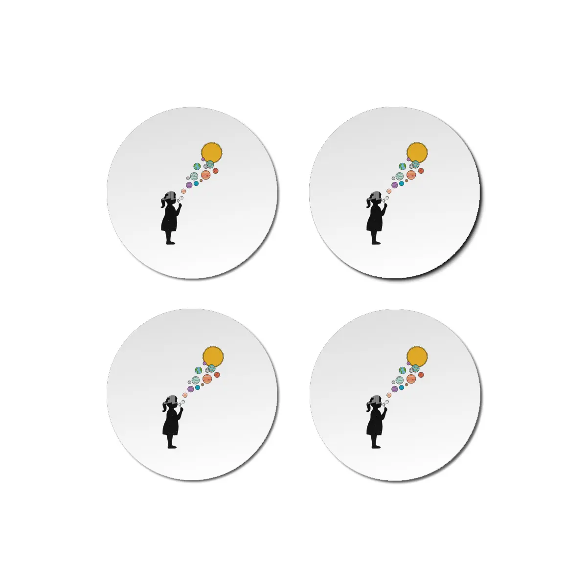 Girl space Bardak Altlığı