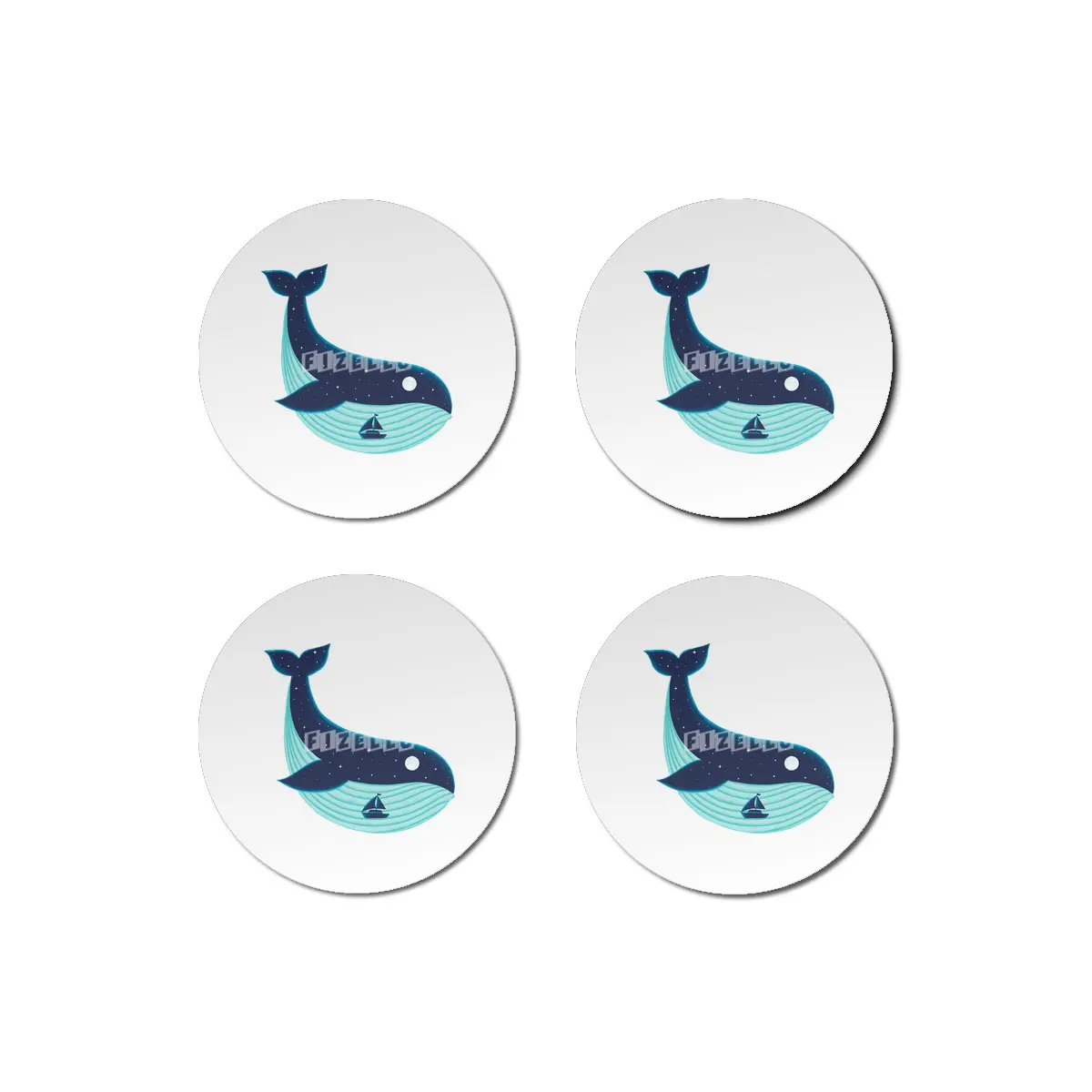 Nature Whale Bardak Altlığı