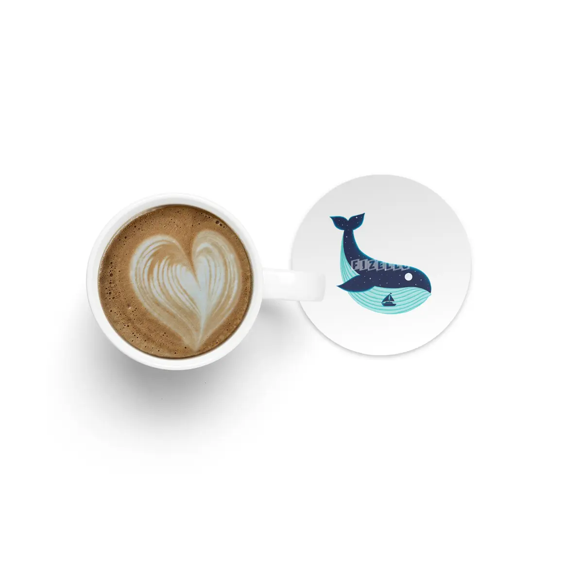 Nature Whale Bardak Altlığı