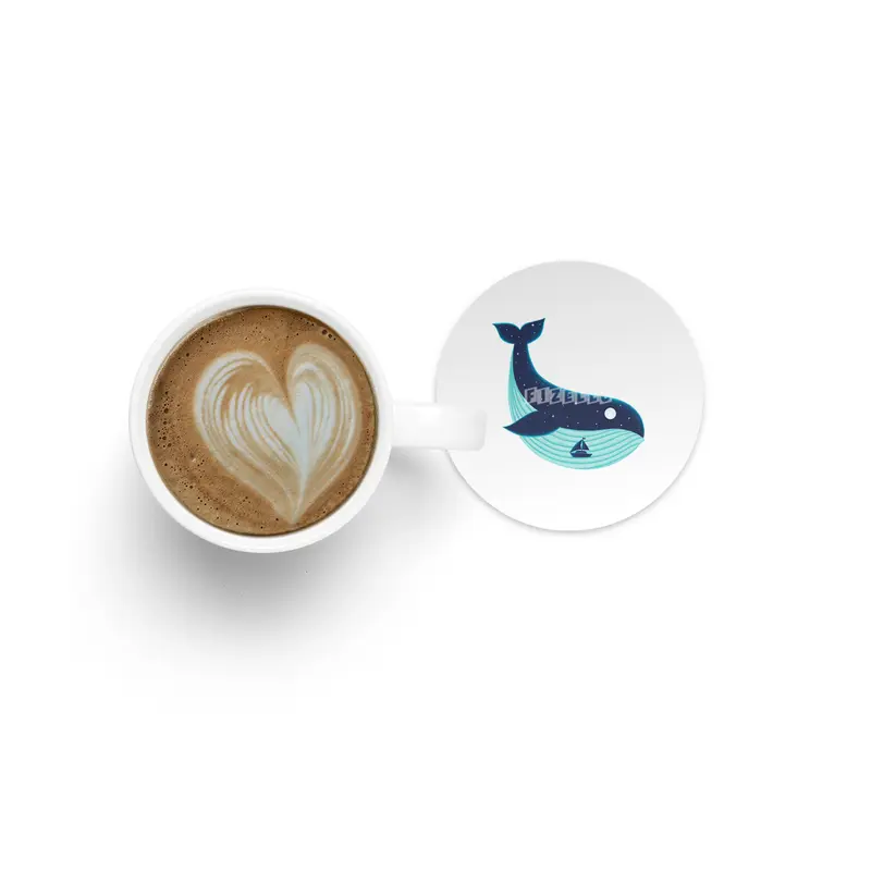 Nature Whale Bardak Altlığı