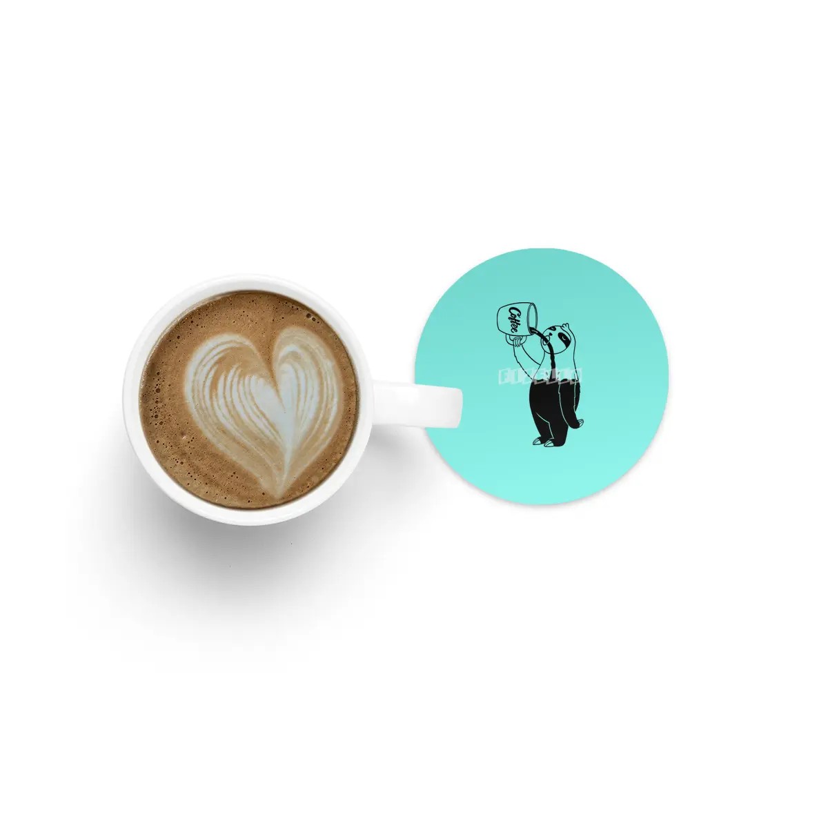 Sloth Coffee Bardak Altlığı