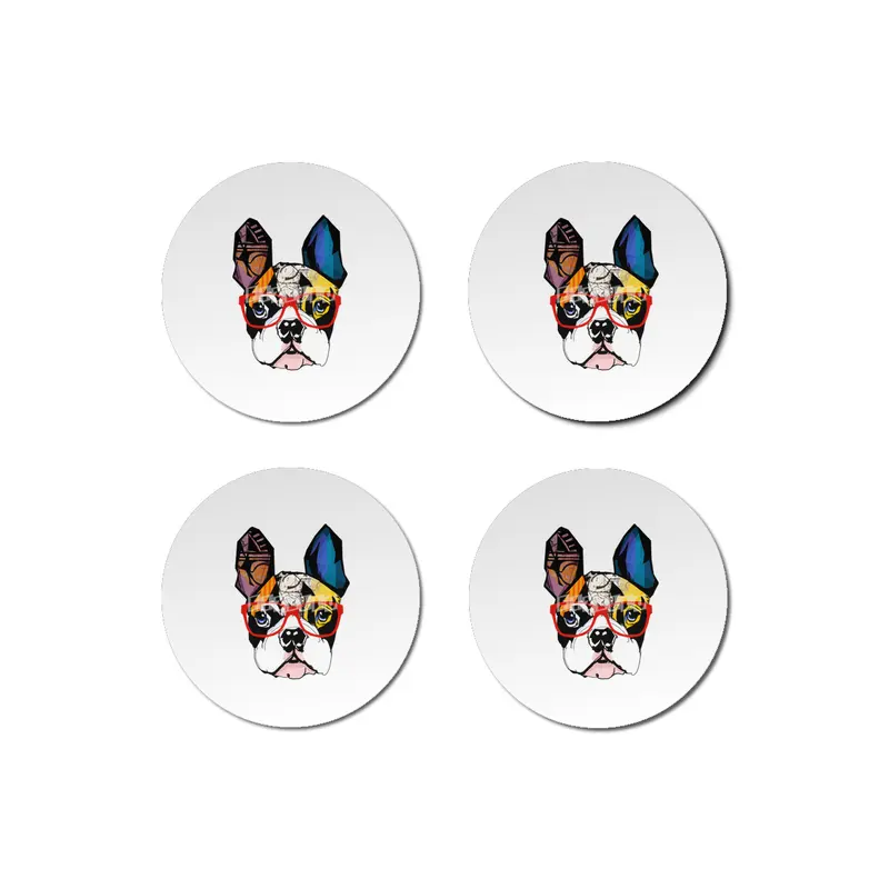 Artsy Frenchie Bardak Altlığı