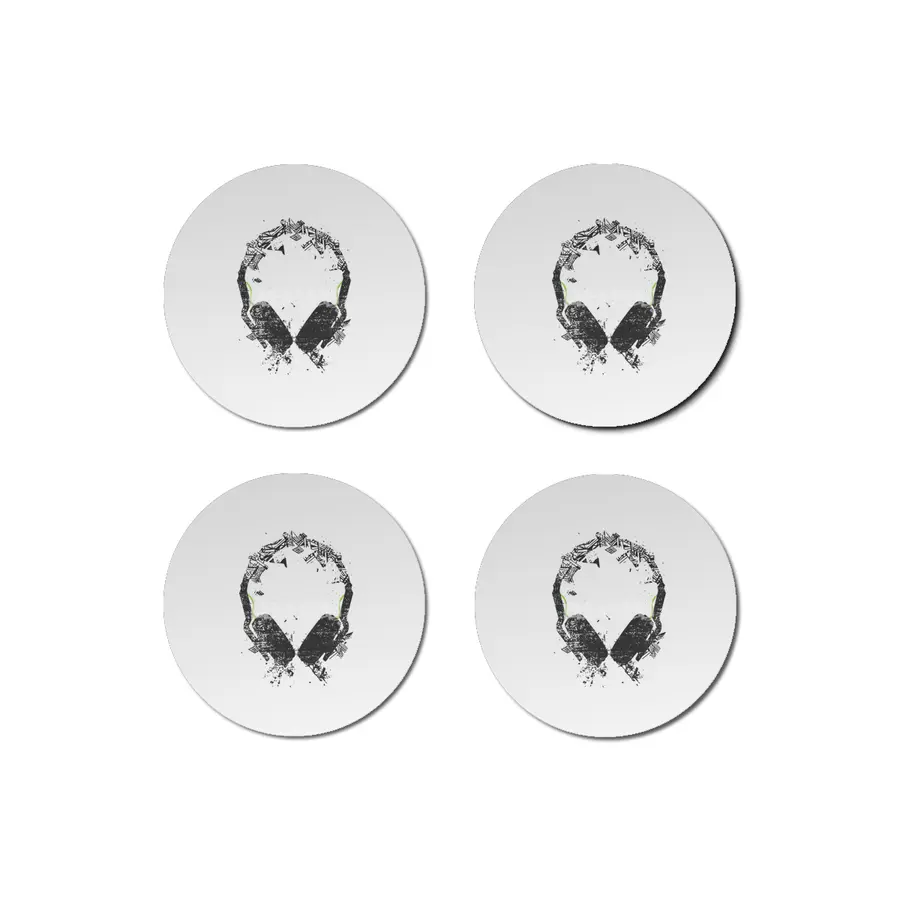 Art Headphones Bardak Altlığı