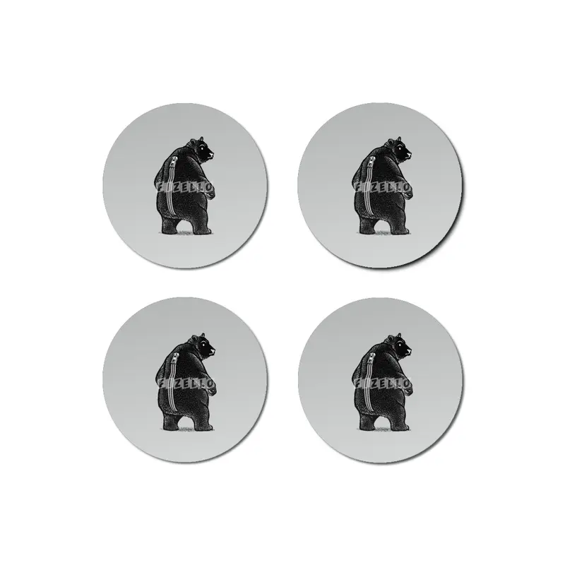 Zipper Bear Disguise Bardak Altlığı