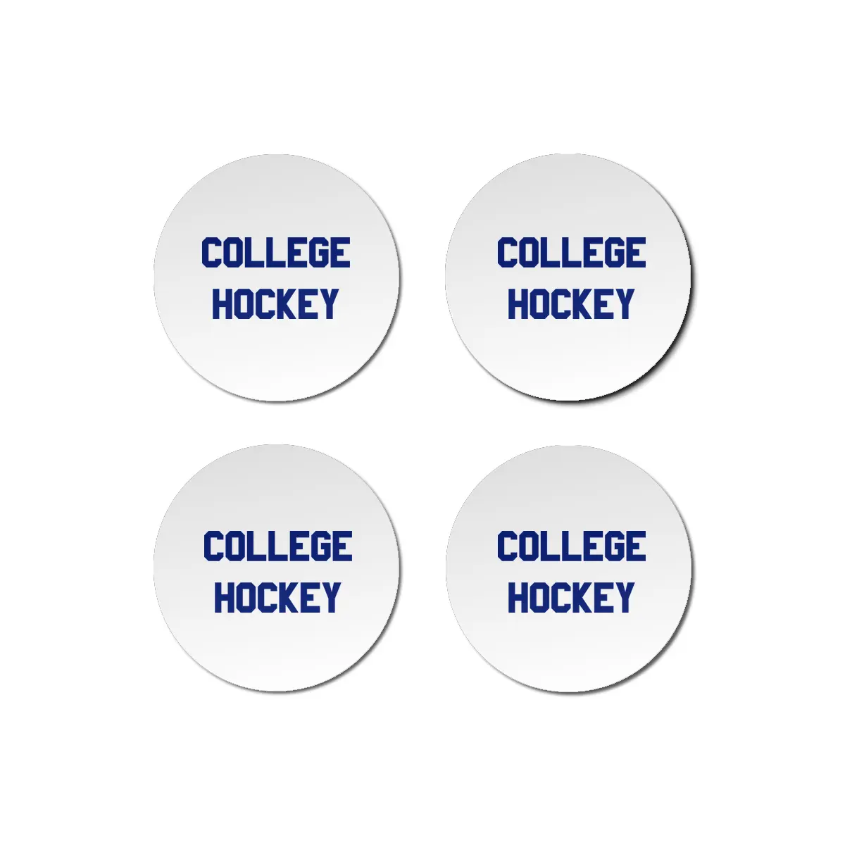 College Hockey Bardak Altlığı
