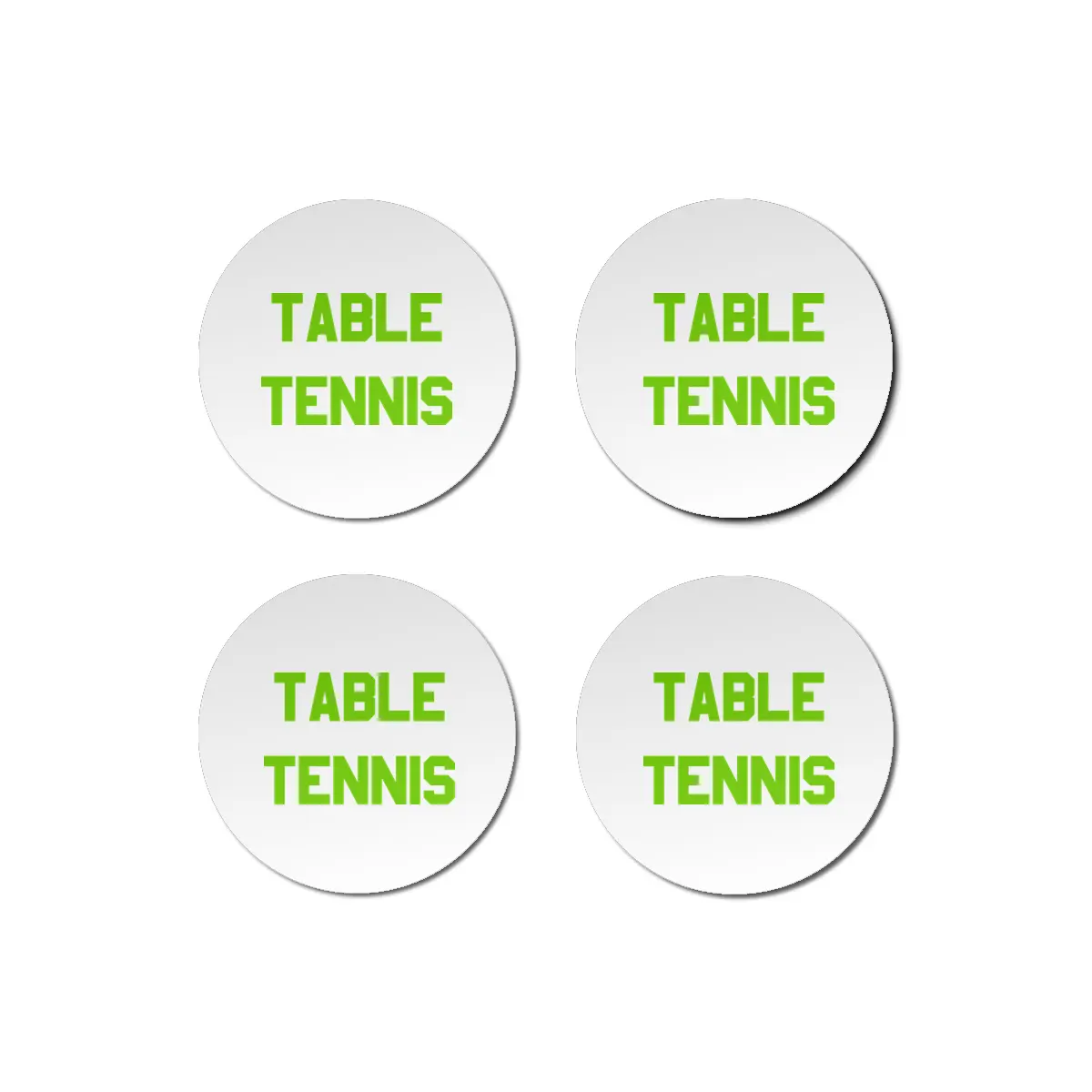 Table Tennis Bardak Altlığı